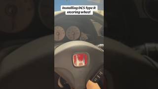 DCR Type R steering wheel install: step by step #dc5 #rsx #rsxtypes #acurarsx #dc5r #hondaintegra