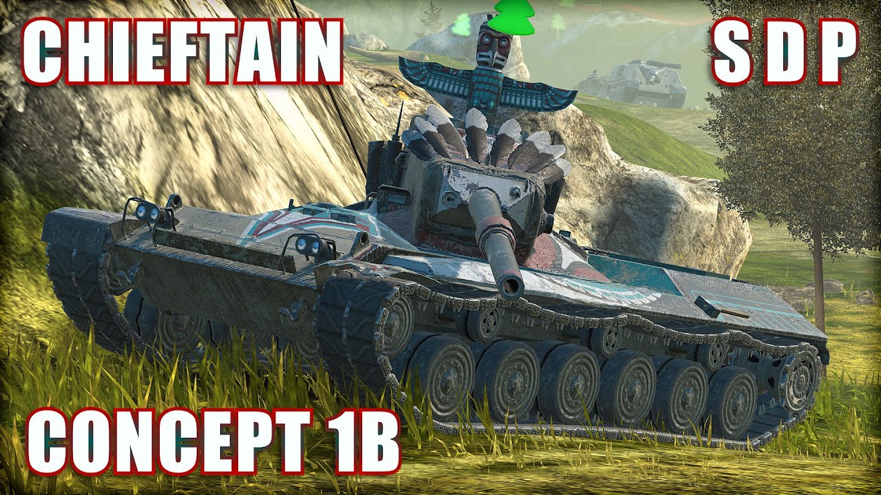 CONCEPT 1B ● SDP ● CHIEFTAIN | World of Tanks Blitz Replays