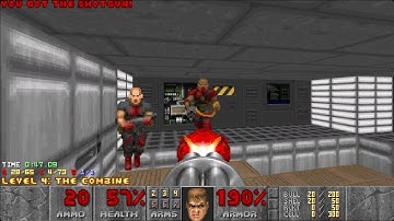 The Master Levels For Doom II - PC - M4: The Combine - UV Max + Pistol Start
