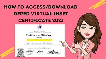 How To Access & Download Virtual InSet Certificate 2021