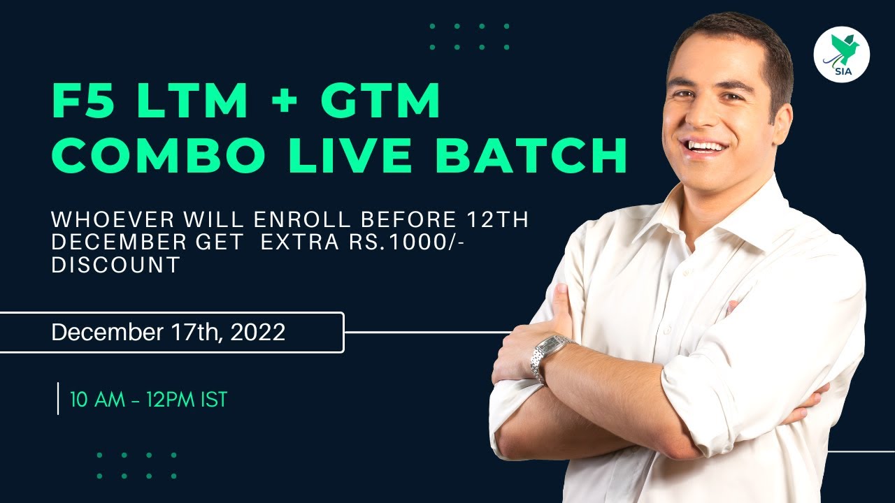 F5 LTM And GTM DEMO New Batch Starting From 17th Dec 2022 Skilled f5-ltm-and-gtm-demo-new-batch-starting-from-17th-dec-2022-skilled
