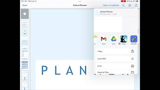 CollaNote iPad Tutorial - Exporting Planner from Files App to CollaNote screenshot 5