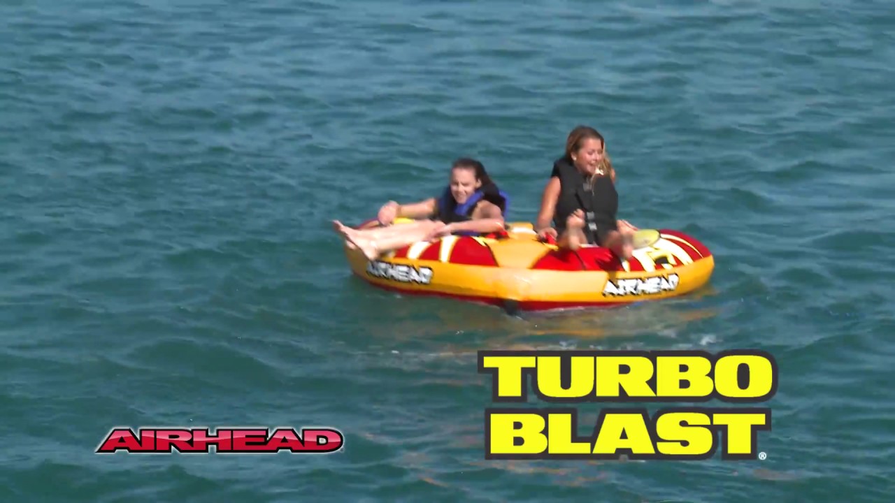 Airhead Turbo Blast 2Person Towable Tube YouTube