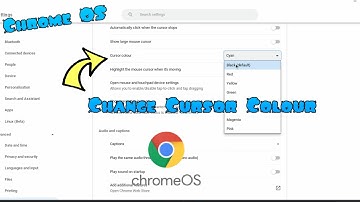 Chrome OS : How To Change The Colour Of Your Cursor