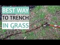 HOW TO TRENCH IN GRASS - Low Voltage Landscape Lighting