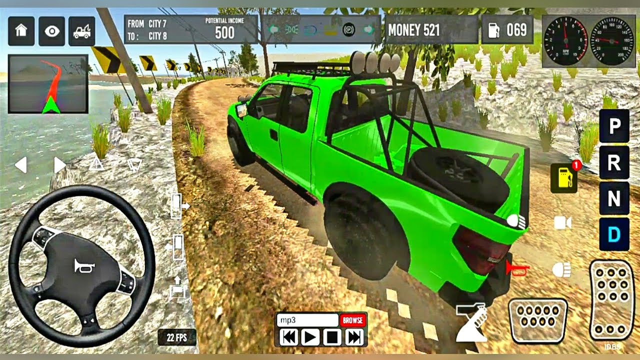 IDBS Offroad Simulator - Pickup Truck Driving - Offroad Games 2023 - Android Gameplay FHD