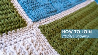 How to Join Crochet Squares