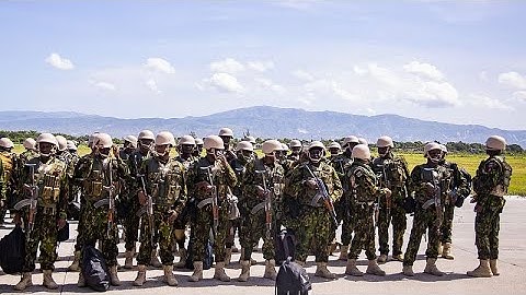 UN and Haitian officials mark one year since Kenyan police arrived to support security efforts