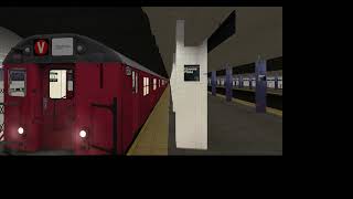 OpenBVE: IND R30 Redbird NYCT-V Departs Southbound At Queens Plaza
