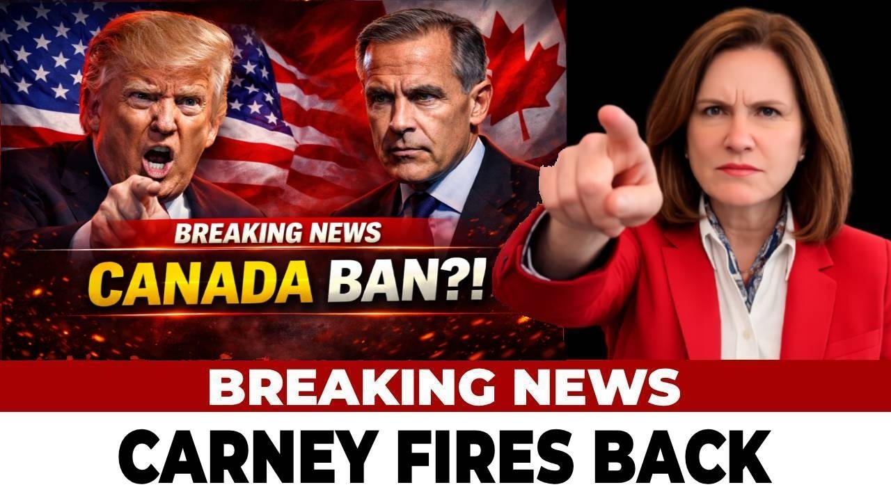JUST IN: Trump Threatens Canada BAN — Carney Fires Back LIVE