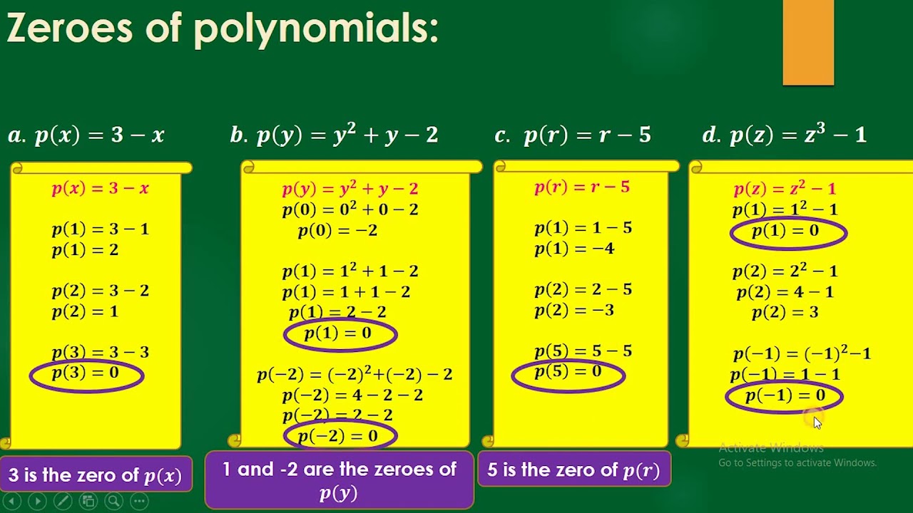 case study grade 9 polynomials