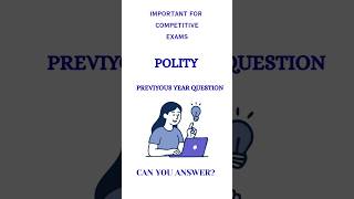 MUST KNOW 💯 | POLITY - CAG | PYQ | MCQ |  Puducherry exams #shorts #ssc #tnpsc #ldc #udc #upsc