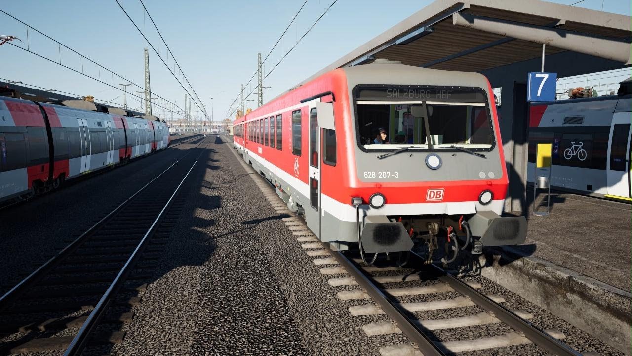 RB (27105) nach Salzburg Hbf Strecke Salzburg-Rosenheim Train Sim World 6!
