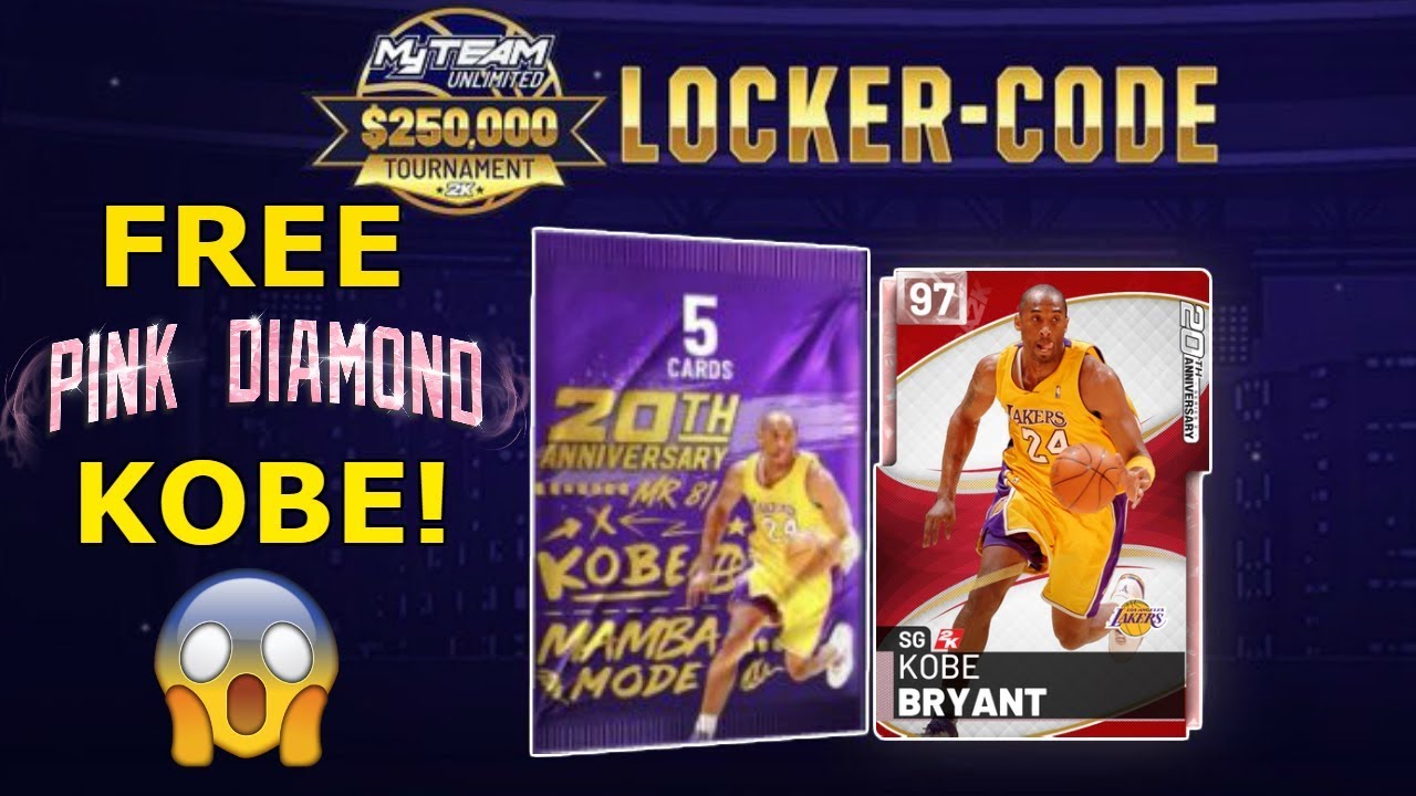 free kobe jersey locker code