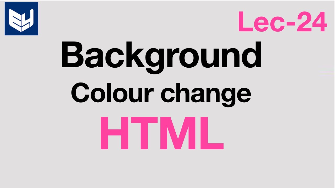 html background color change | by bhanu priya - YouTube