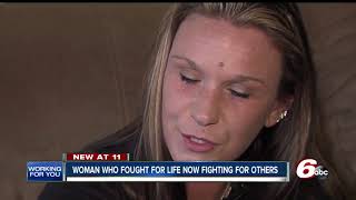 Domestic violence victim shot 8 times shares her story to help others