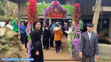 Đám cưới 80 mâm dân tộc Tày xóm Bản Riềng xã Sơn Lộ huyện Bảo Lạc - Cao Bằng khách đến kín nhà