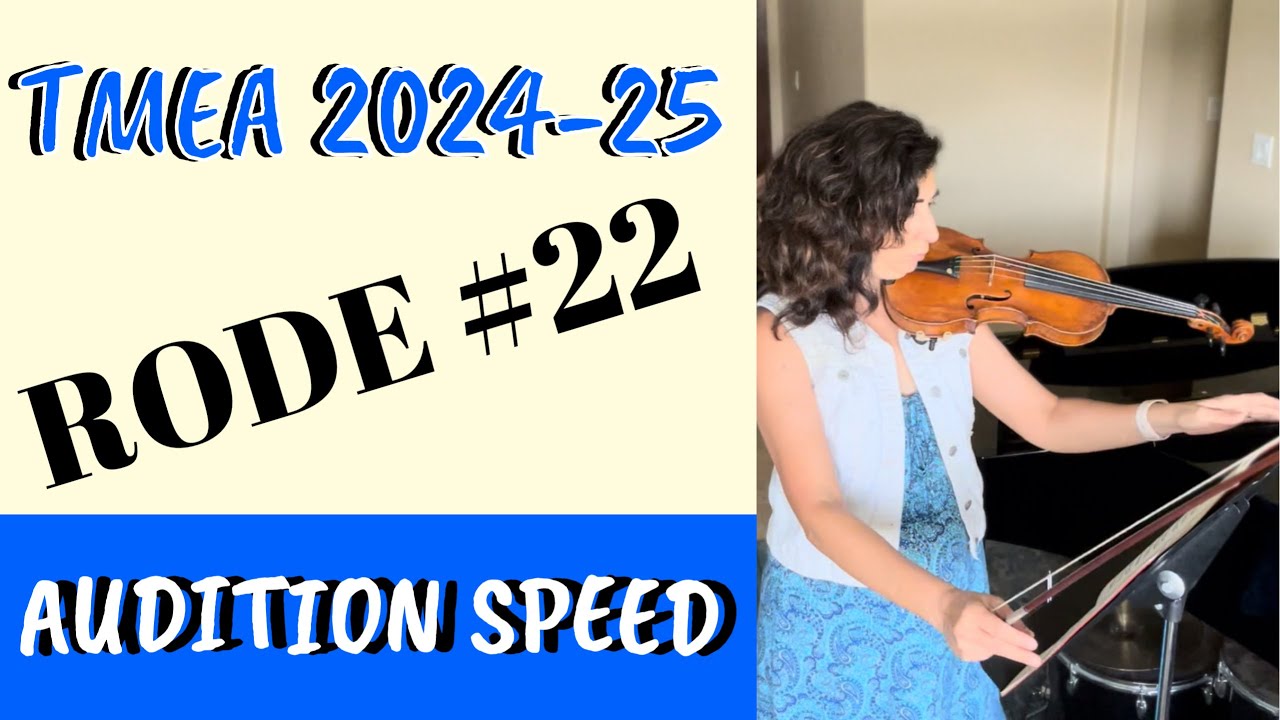 Rode Violin Caprice 22 TMEA 202425 YouTube