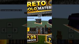 Construyendo con un solo material en Minecraft Pocket Edition Bedrock. EP.25