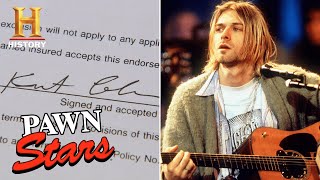 Pawn Stars: Rare Kurt Cobain Signature Smells Like Big Money (Season 18) | History