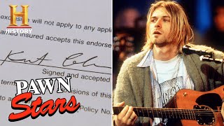 Rare Kurt Cobain Signature Smells Like Big Money (Season 18) | Pawn Stars