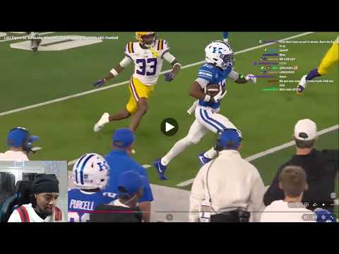 FlightReacts To LSU Tigers vs. Kentucky Wildcats | Full Game Highlights | ESPN College Football!