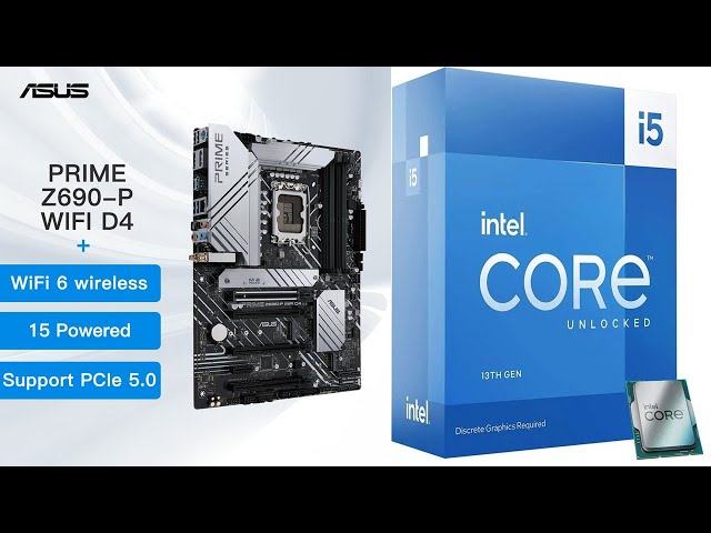 PC assembly #intel i5-13600KF and #asus Prime Z690-P WiFi D4 - YouTube