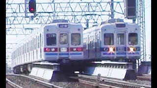 2003年 青砥ー京成高砂（北総7094F＋7054Fは廃車６日前） ☆2003.1.25（６本中４本目） － らりるれ本舗