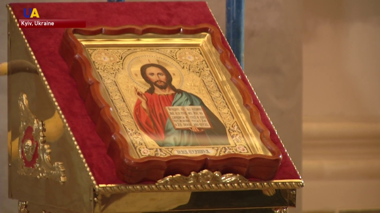 First Liturgy Held in Kyiv's St. Andrew's Church