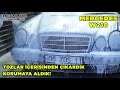 W210 MERCEDES E200’Ü GARAJINDAN TOZLAR İÇERİSİNDE ALIP AYNA PARLAKLIĞI İLE İADE ETTİK! AŞAMALAR 👉👉