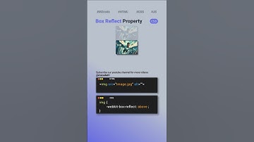 CSS Tips and Tricks: Box Reflect #css #coding #youtubeshorts #shorts #webdesign #cssshorts #tutorial