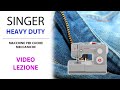 Tutorial Macchine da cucire Singer Heavy Duty 4411 - 4423 - 4432 - 6335 Denim