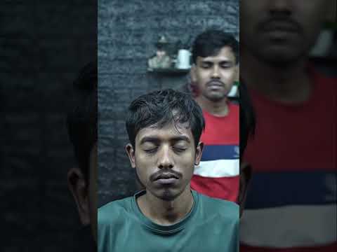 Indian Barber ASMR Head Massage #shorts