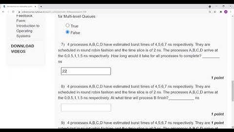 Introduction to Operating Systems | NPTEL | Week 5 Assignment 5 Solution | July 2021