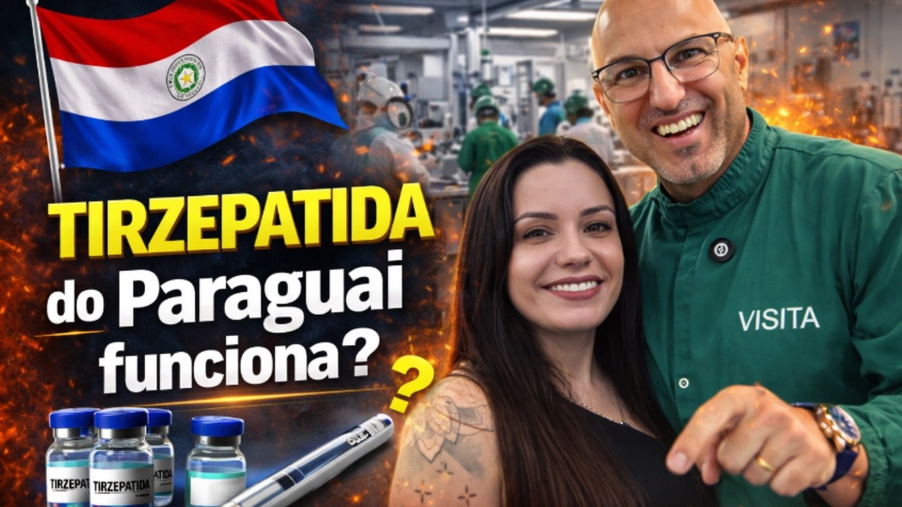 Fui conhecer a FÁBRICA da TIRZEPATIDA do PARAGUAI