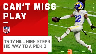 Sports Performance Troy Hill Knew He Had a Pick 6 Before the Ball Was Even Thrown