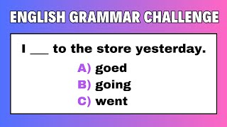 Can You Pass this Mixed Grammar Test? 🔥 Mixed English Grammar Quiz #challenge