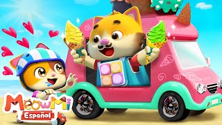 Mira, Robot de Helados🤖🍨🍦| Más Canciones Infantiles | MeowMi Family Show Español🐱 by MeowMi Family Show - Canciones Infantiles 142,894 views 3 months ago 18 minutes