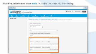 Celebrity Send Funds to Comchek® Mobile Users Wealth