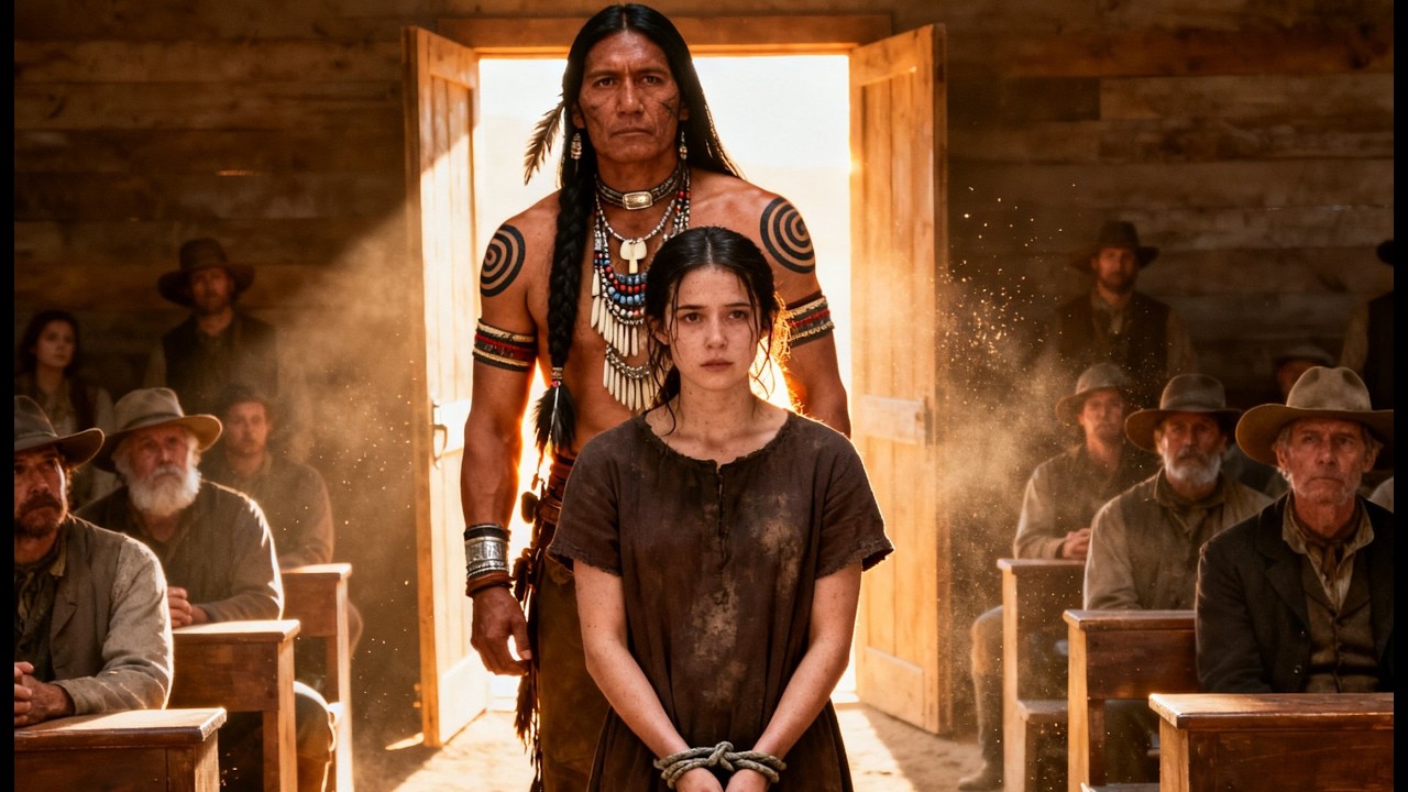 She Stood Trial Alone Until an apache Walked Into the Saloon and Called Her His Wife