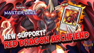 NEW RED DRAGON ARCHFIEND SUPPORT! BURNING SOUL🔥 YUGIOH! MASTER DUEL screenshot 5