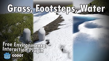 Environmental Interactions in Godot 4 (Grass, Terrain, Water Simulation)