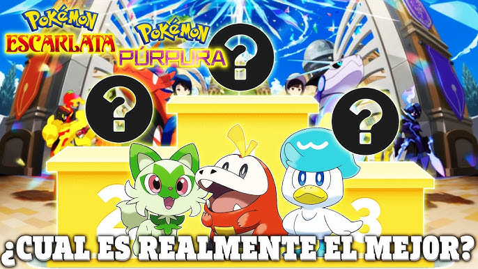 Pokémon iniciales de Pokémon Escarlata y Púrpura: ¿cuál escoger?