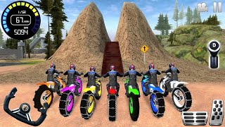 Impossible Motor Bike Simulator 3D-Extreme Motocross Sport bike stunts Driving:Android/IOS gameplay screenshot 4