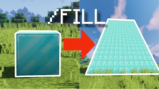How to use the /FILL command in Minecraft! (1.16.1+) screenshot 1