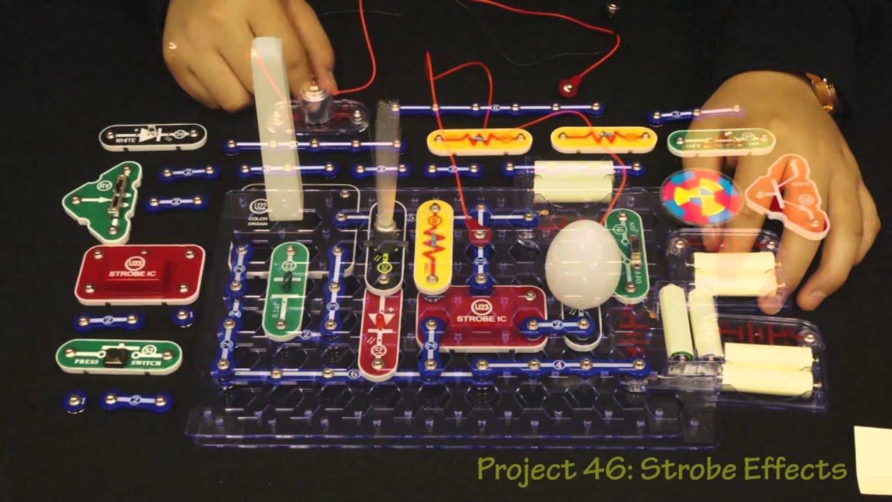 snap circuits lights electronics discovery kit