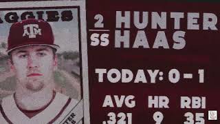 Haas leads host of Rays infield draft picks #HunterHaas #aggiesbaseball #2023MLBDraft #tampabayrays