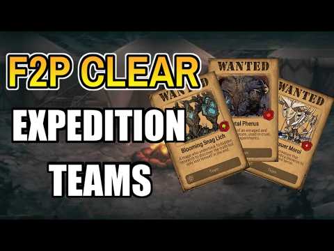 F2P Full Clear EXPEDITION TEAMS - 🟡Light, 🔥FIRE, & 🌲Earth (September 2026 Rotation) for Epic Seven