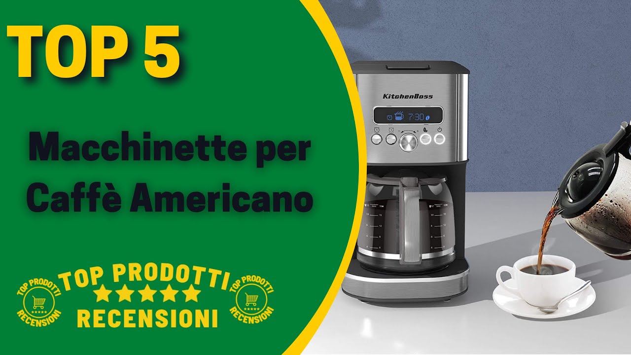 Recensione macchina da caffè americano KitchenBoss KG508IT