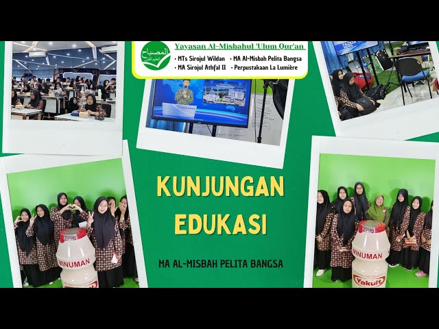 Kunjungan Edukasi MA Al-Misbah Pelita Bangsa - IAI Tazkia | Diskominfo | Yakult class=